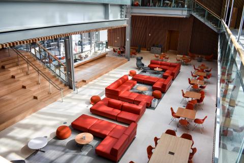 Photo of Harvard Commons in the new Smith Campus Center